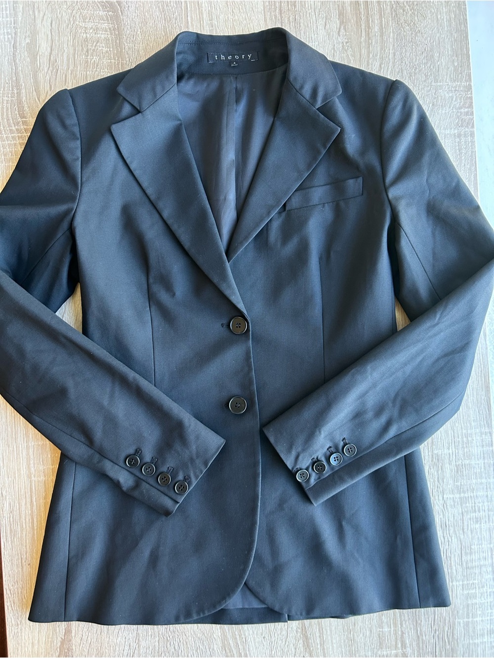 Theory Black Women's Tailored Blazer 4
